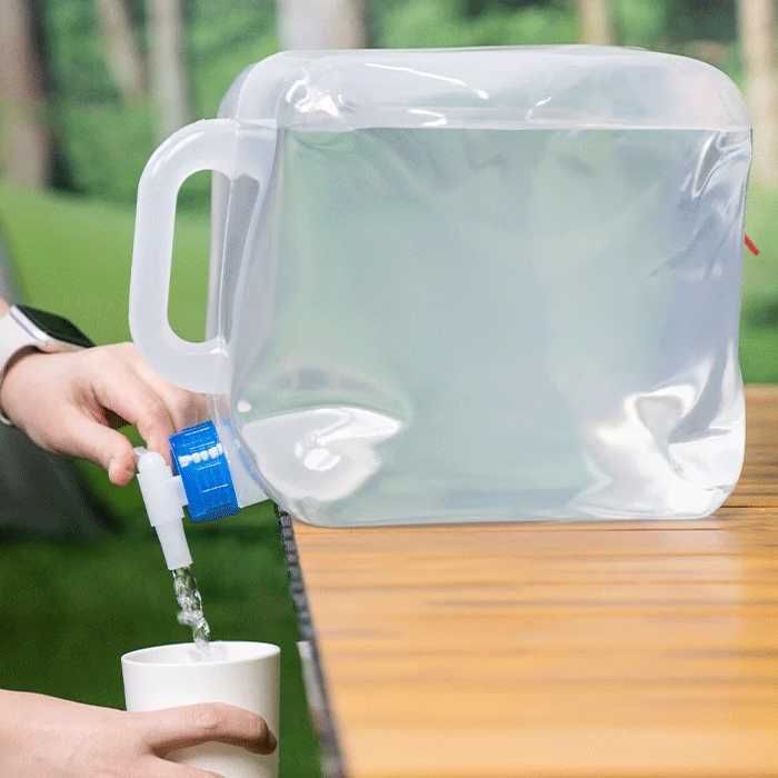 Сгъваема Туба за Вода 15L - С Кранче, Компактна и Удобна, 15 ЛИТРА