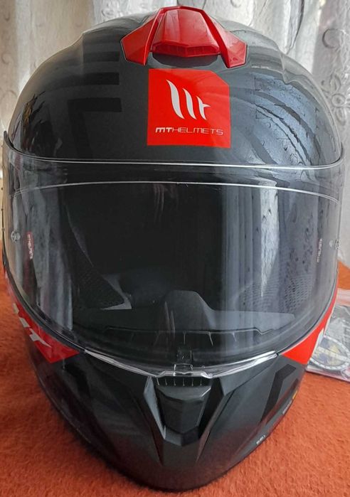 Каска MT Targo Bee B5 + ръкавици Icon Hooligan – нови, размер M