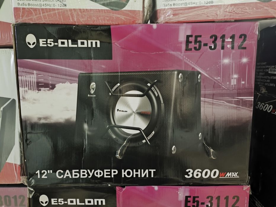 Сабвуфер E5-OLOM 3600W. Новый.