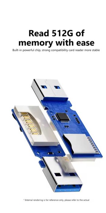 USB 3.0 Card Reader 2 In 1