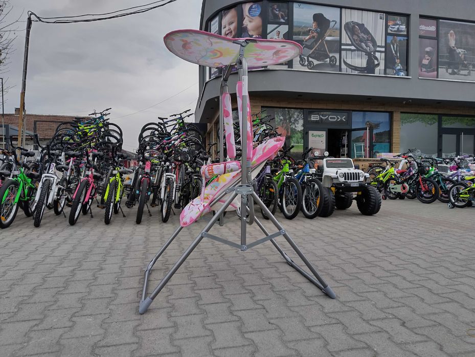 MONI Градинска люлка със сенник FUNNY розов