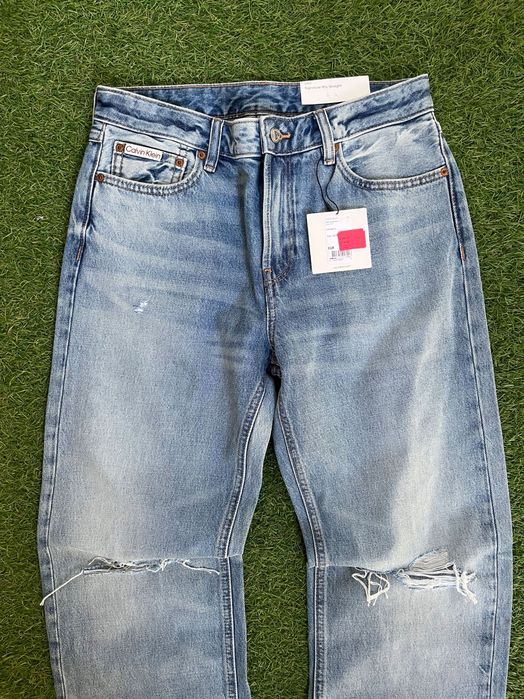 Дамски дънки : Calvin Klein Jeans 90s Straight Jeans 28