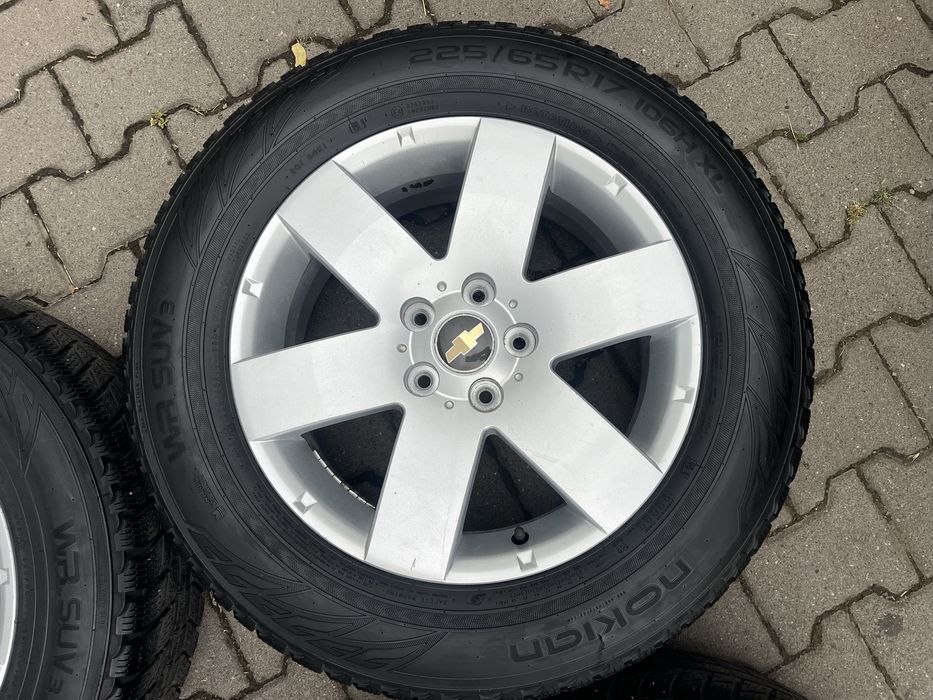 Jante aliaj 5x115mm, anvelope iarna 225/65 R17, Chevrolet Captiva, Opel Antara