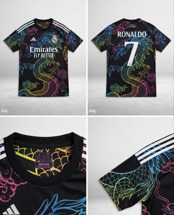Чисто нови футболни тениски Real Madrid – Dragon Editions
