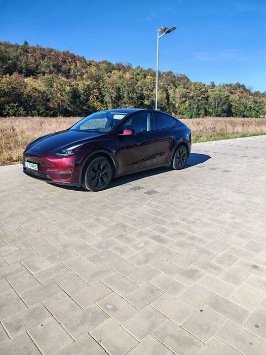 Tesla Model Y Long Range AWD | 2024 | 37.905 km | HW4 | Midnight Cherry Red