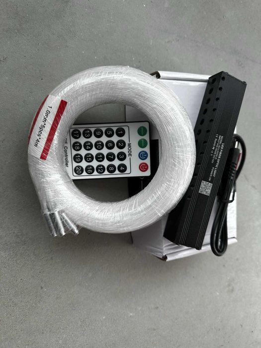 KIT Premium 16W RGBW Starlight TWINKLE Plafon instelat 550 Fibre Black