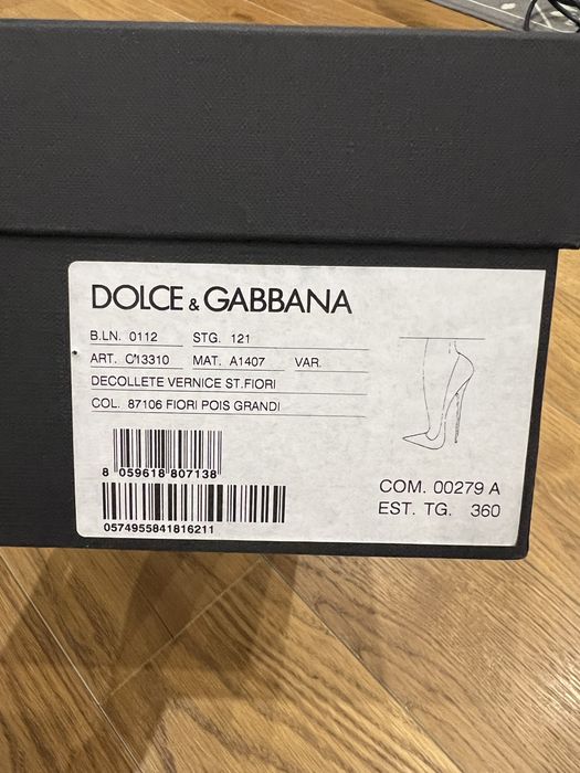 Туфли Dolce&Gabbana оригинал 36 размер