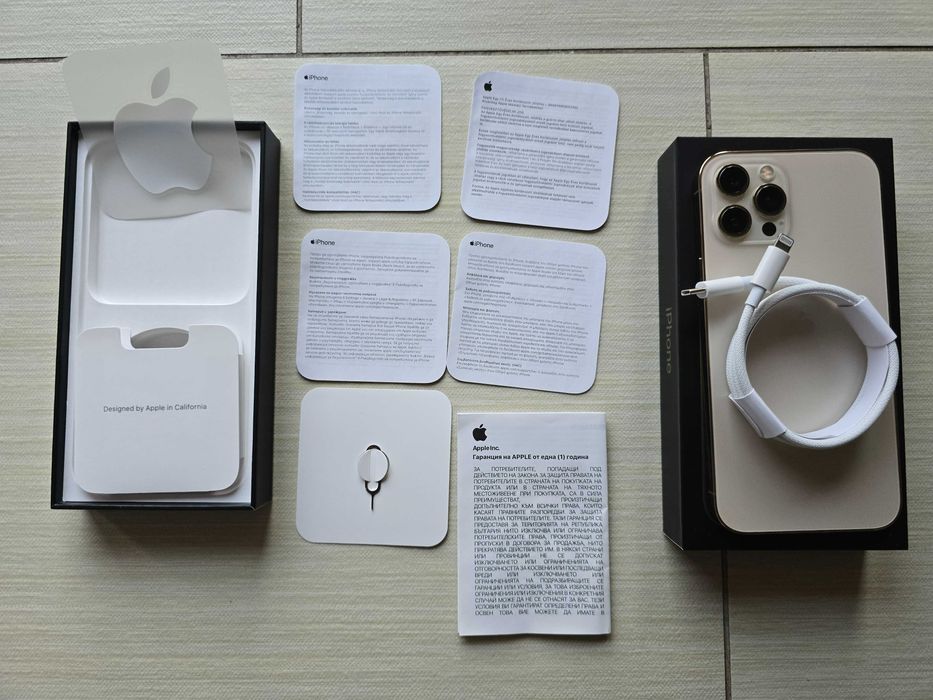 iPhone 12 Pro Max 128GB Gold Перфектен с аксесоари