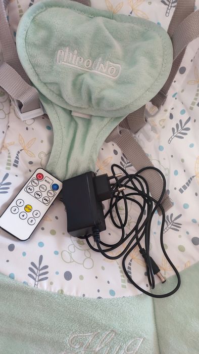 Електрическа бебешка люлка Chipolino Hug/ Гуш Гуш, Мента