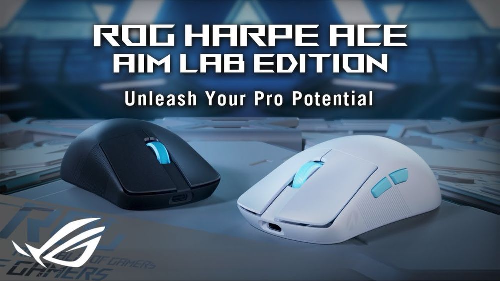 ROG Harpe Ace Aim Lab Editon | 54г | 36 000 DPI | ПРО-FPS МЫШЬ