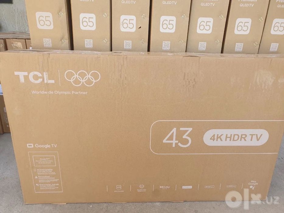 Телевизор TCL 43 4K Smart TV Google TV Televizor TCL доставка бесплатн
