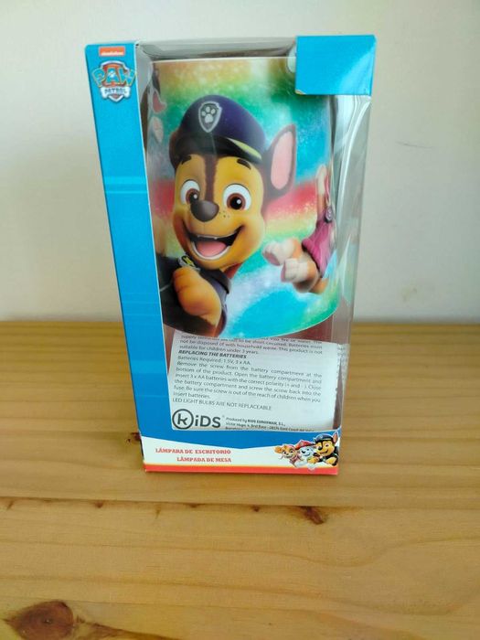 Детска нощна лампа ПЕС ПАТРУЛ, седалка за WC, малка табуретка, ПОДАРЪК