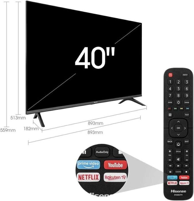 Hisense 40AE5500F FHD - Smart TV