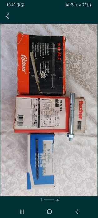 анкер болт, анкер шуруп