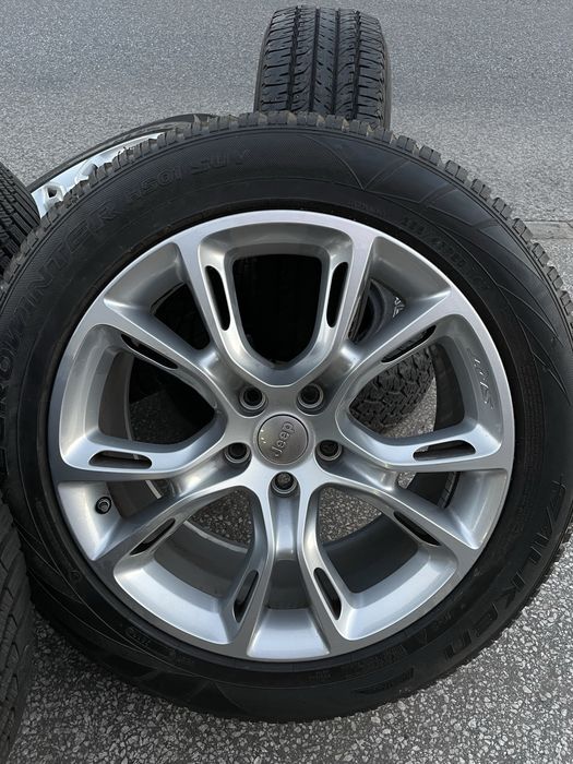 4 броя оригинални джанти SRT за Grand Cherokee 5x127 20”с датчици и гуми 295 /45 20 9mm !