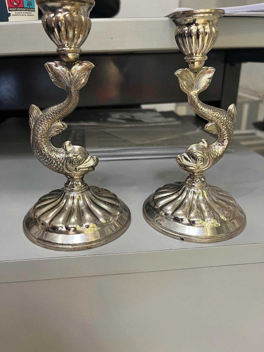 Колекционерски сребърни свещници – Ръчна изработка