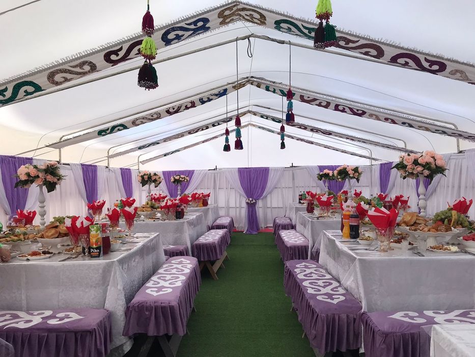 Ағаш үй. Палатка. Юрта. Темір үй