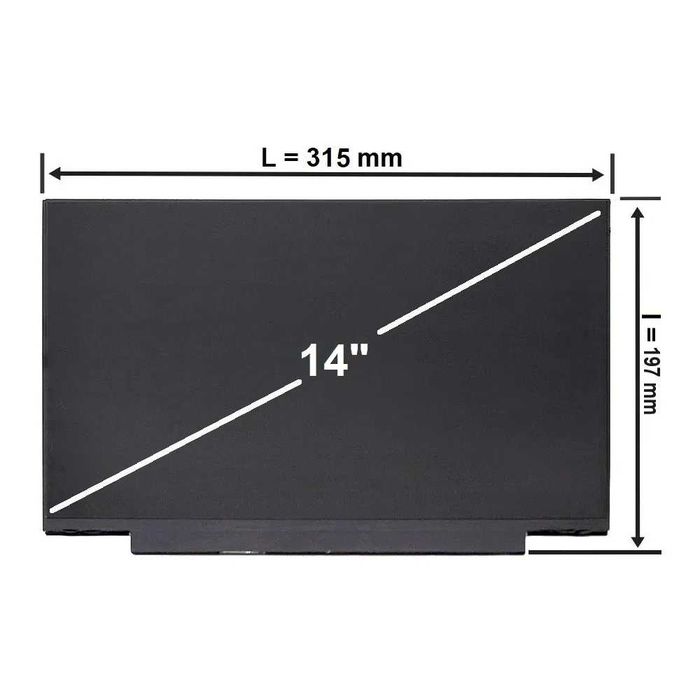 Display laptop 14" Full HD 1920x1080 IPS, mat, 60Hz, model Innolux N140HGA-EA1 C1
