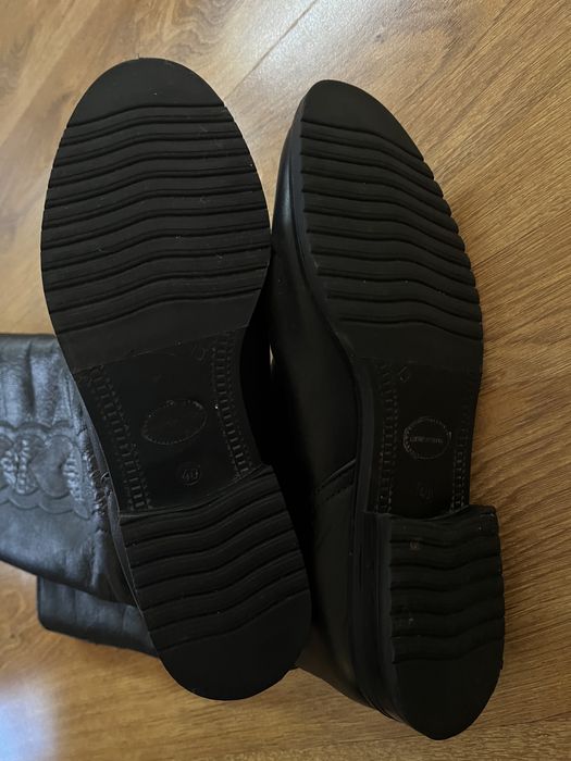 Зимни кожени ботуши LE SHOE – 100% вълна, №40, Made in Italy