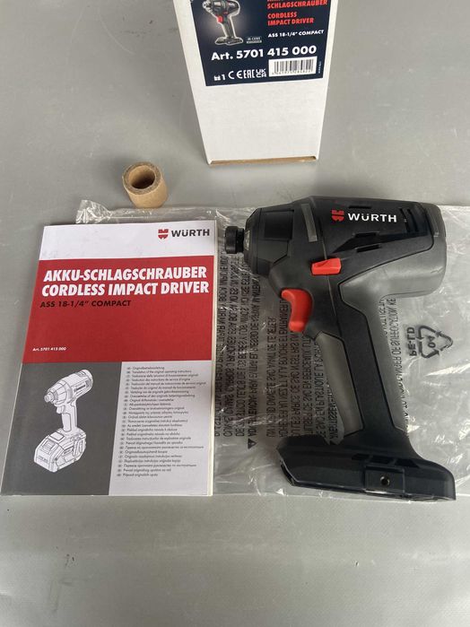 Șurubelniță de impact fără fir ASS 18-1/4 inch COMPACT M-CUBE