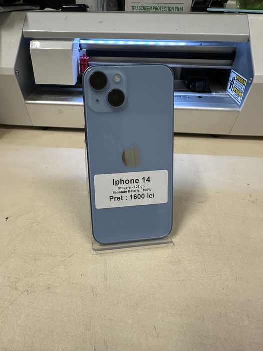 Iphone 14 / 128 gb / Impecabil ca Nou / garantie / folie sticla cadou