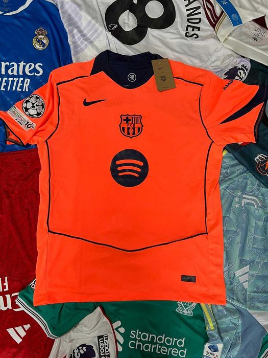 Tricou Barcelona 2025-2026 Third Kit (portocaliu) - Gavi