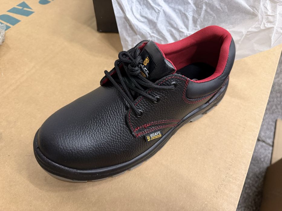 Кожени работни обувки с твърдо бомбе Стенсо Stenso