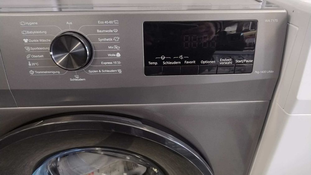 Чисто нова Иноксова Инверторна Пералня машина Bomann-Gorenje 7 кг 1400 об/мин Еxpress 15® Inox