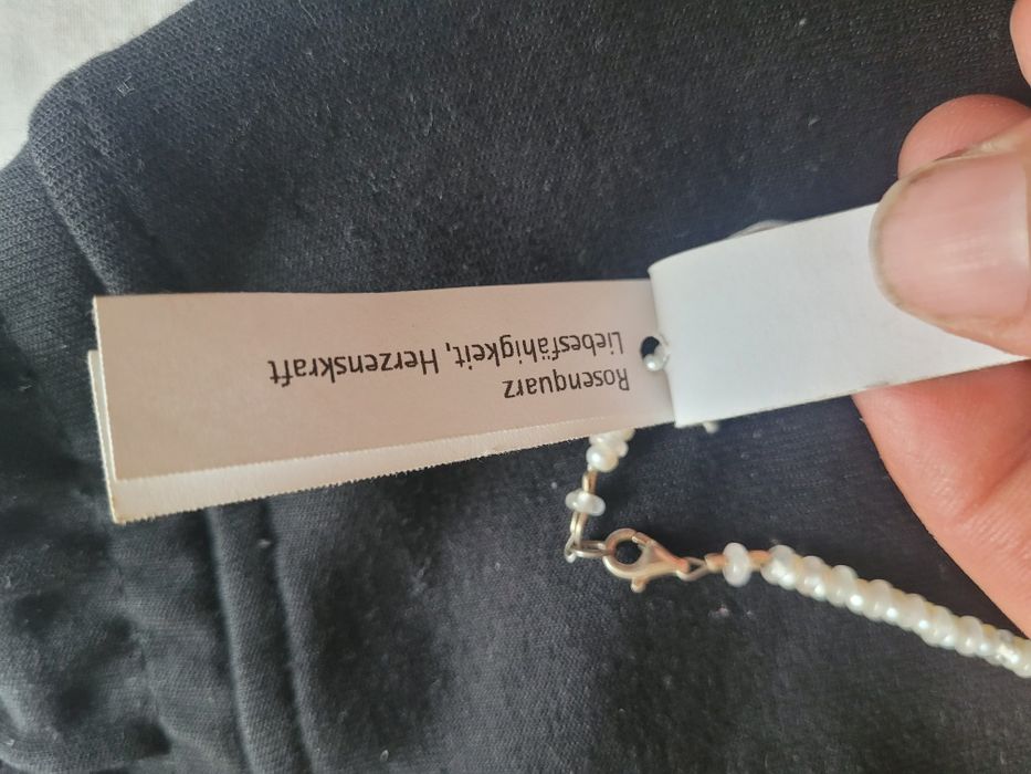 Колие с естествени кристали