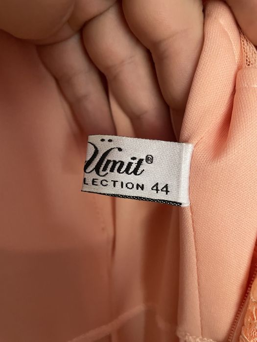 Rochie lunga eleganta roz pudrat