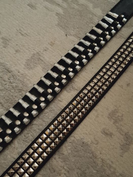 Ремень с заклепками