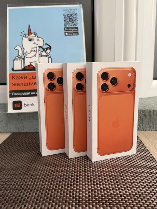 НОВ! 512Gb *ЛИЗИНГ* iPhone 17 Pro Max Cosmic Orange ГАРАНЦИЯ