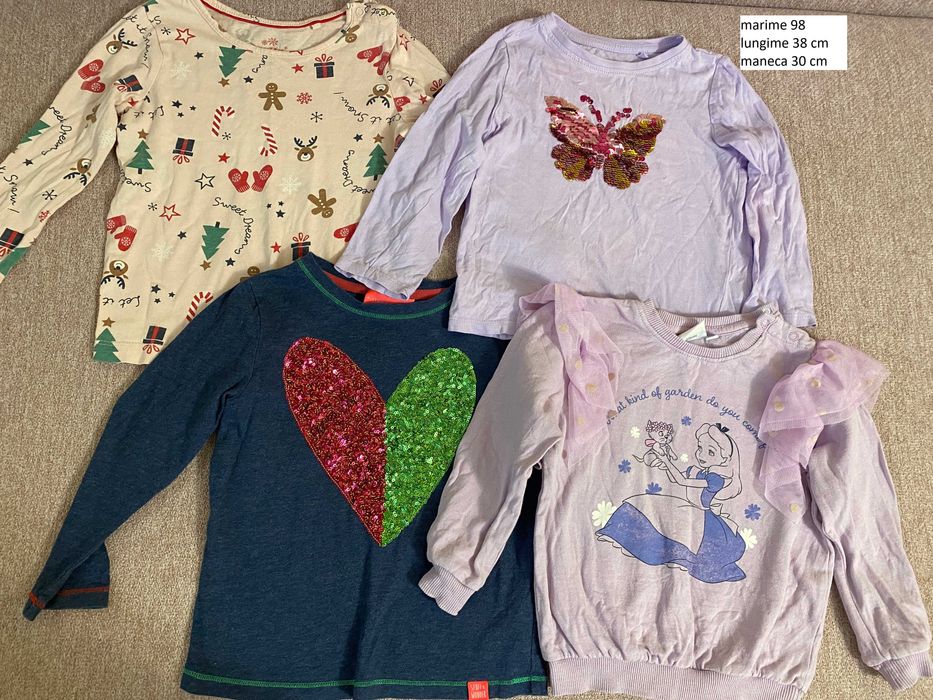 Lot bluza pulover tricot copii marime 98 2-3 ani C&A nutmeg