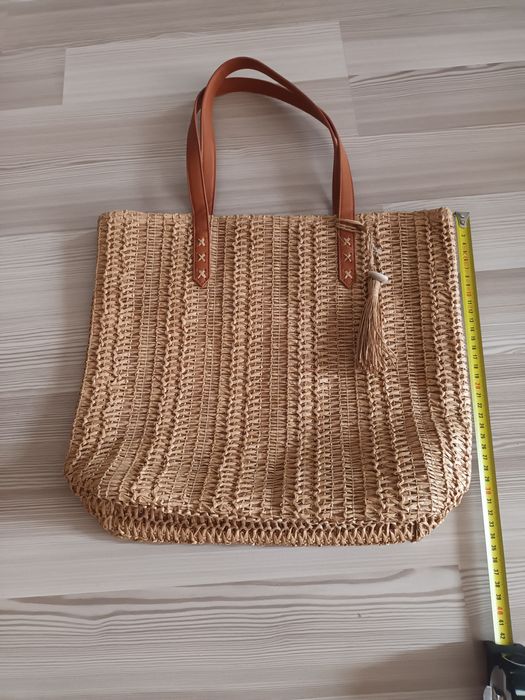 Плетена дамска чанта