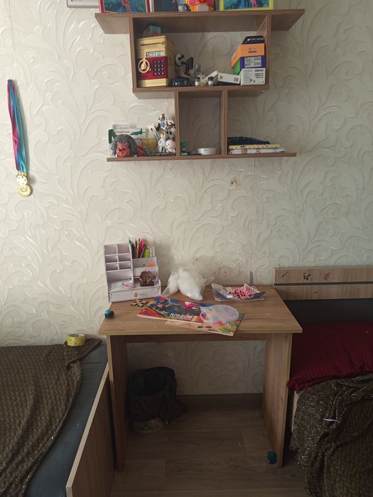 Ученический стол и полка