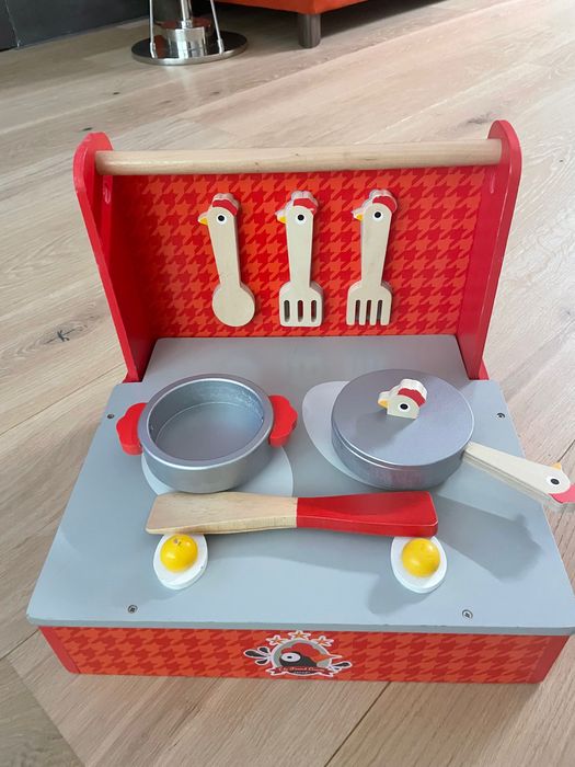 Set aragaz pliabil din lemn Janod