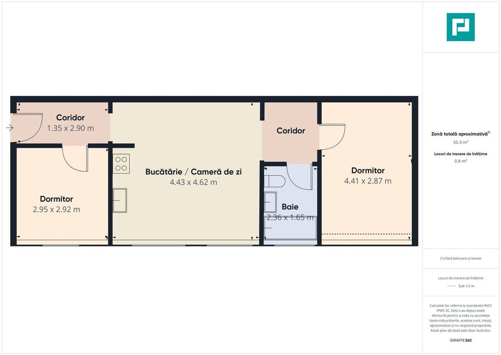 Apartament 3 camere, zona Girocului - Timișoara