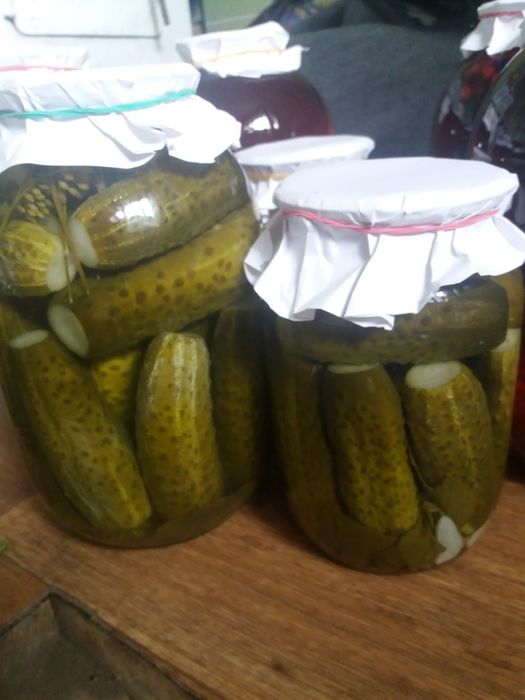огурцы  и помидоры маринованные