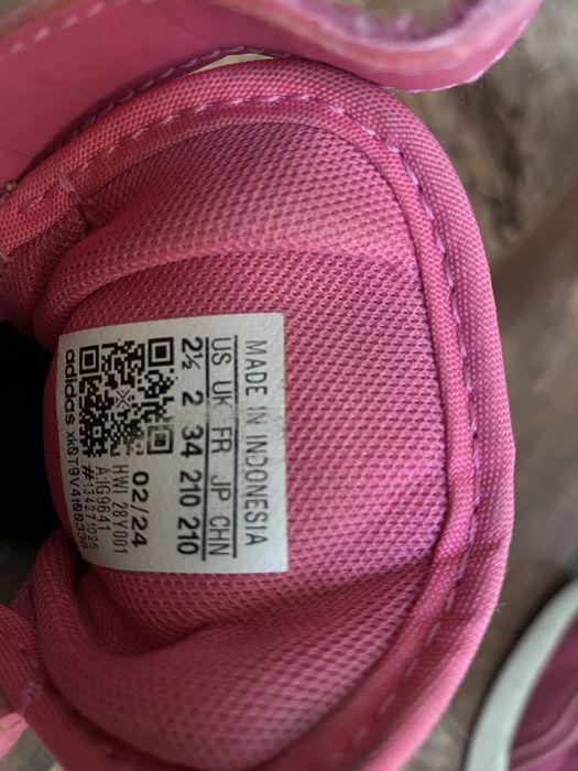 Кеды фирма Adidas размер 34