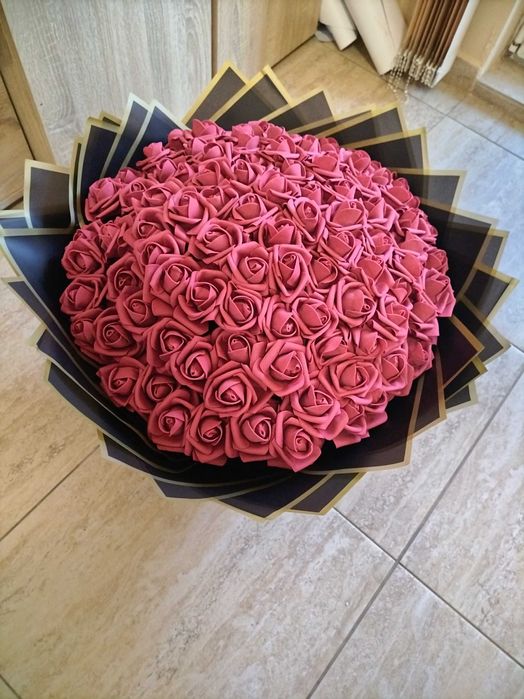 Букет от вечни рози