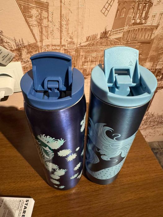 Две нови термо чаши/термос Starbucks от неръждаема стомана