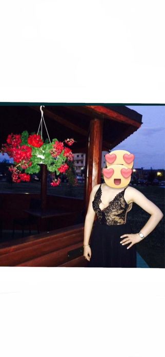 Rochie Neagra De Seara Ana Radu 36/38 - PROMO !!!