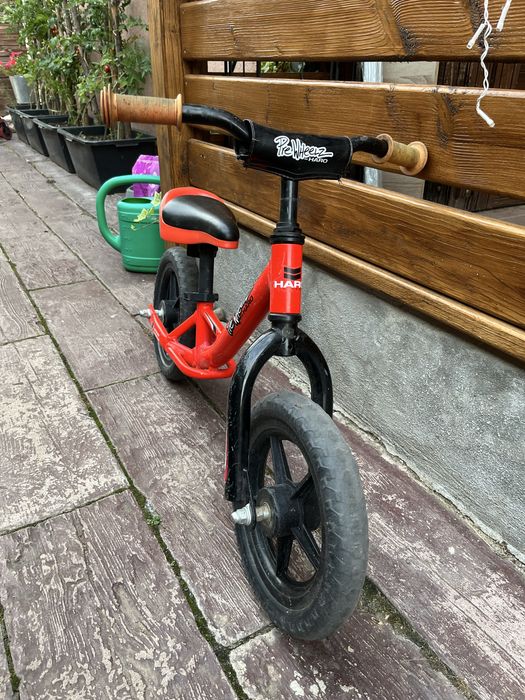 Bicicleta fara pedale Haro Prewheelz 12 rosie