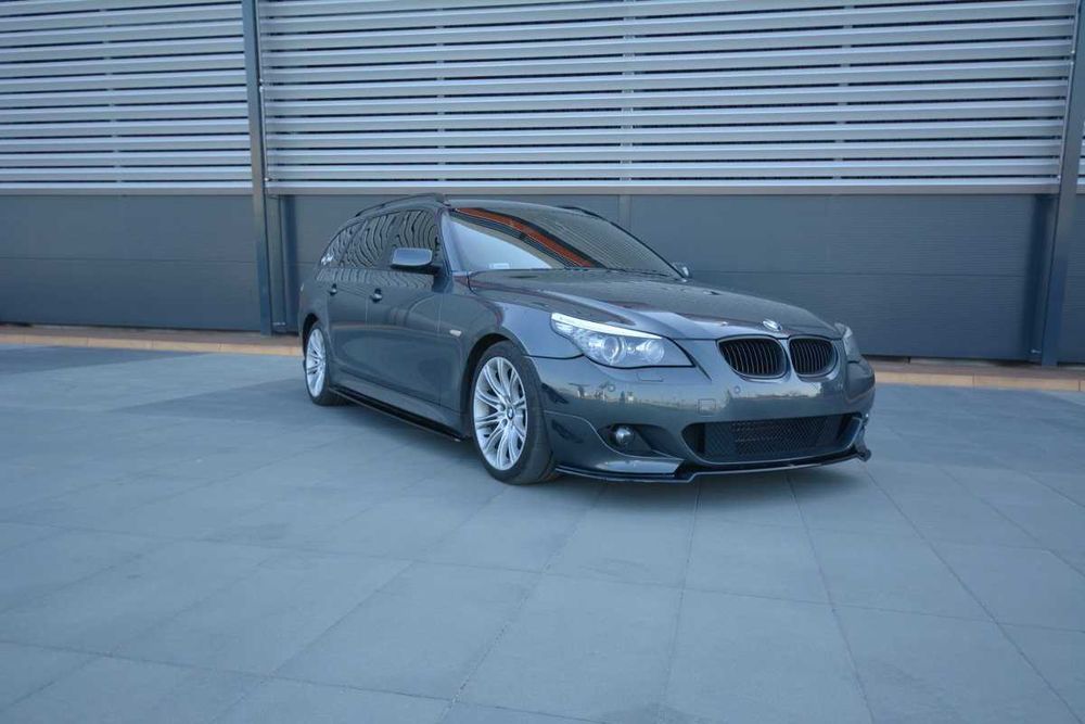 Prelungire splitter bara BMW E60 E61 M-Pachet 03-10 negru lucios