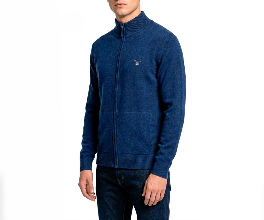 GANT Оригинална мъжка жилетка / Пуловер от Агнешка вълна размер М