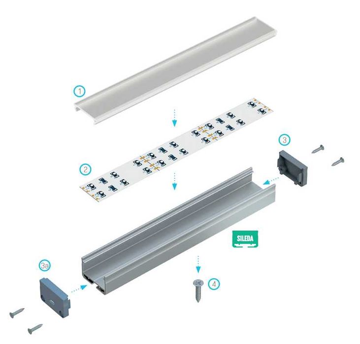 Профиль для освещения Lumines Sileda (Польша)