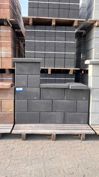 PROMOTIE - Gard Finisat LEIER - Boltari Finisati Zidarie - ANTRACIT