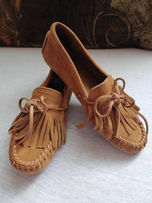 Mocasini piele naturala Zara Colection nr 38