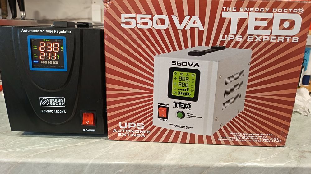 UPS Autonomie extinsa 550 VA