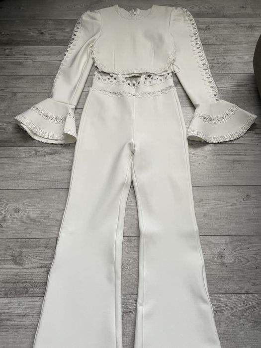 Compleu alb- 3 piese